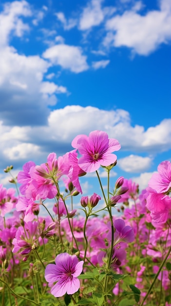 Belos campos de flores