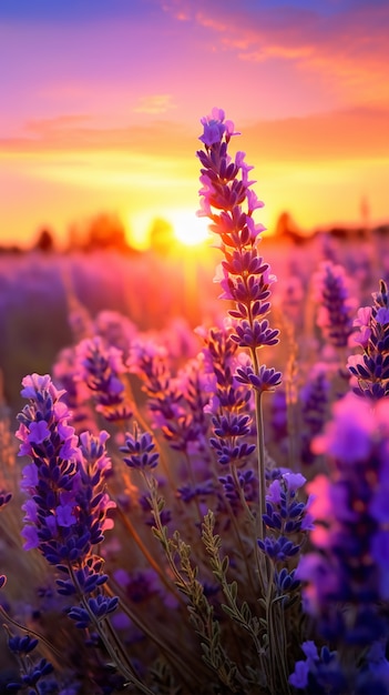 Foto grátis belos campos de flores