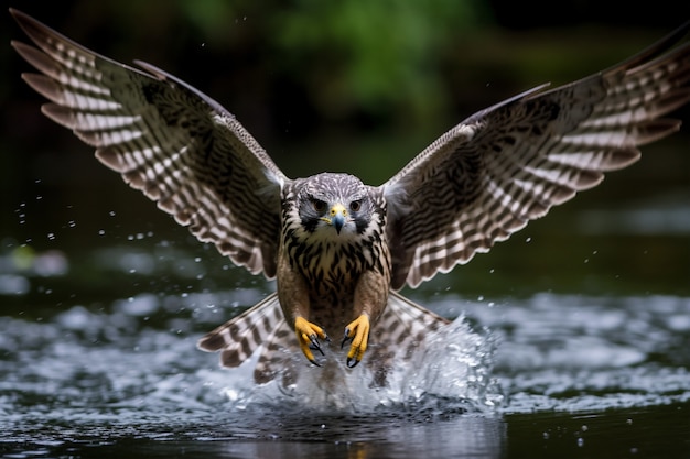 Foto grátis belos falcões na natureza