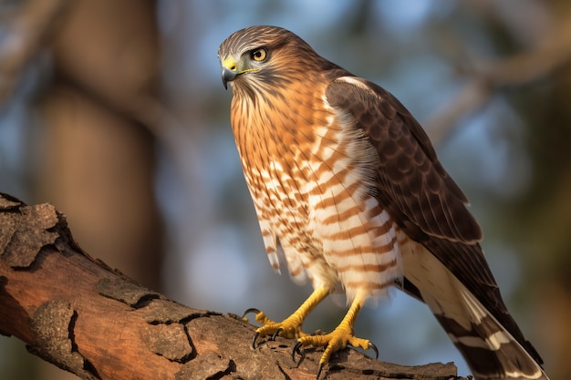 Belos falcões na natureza