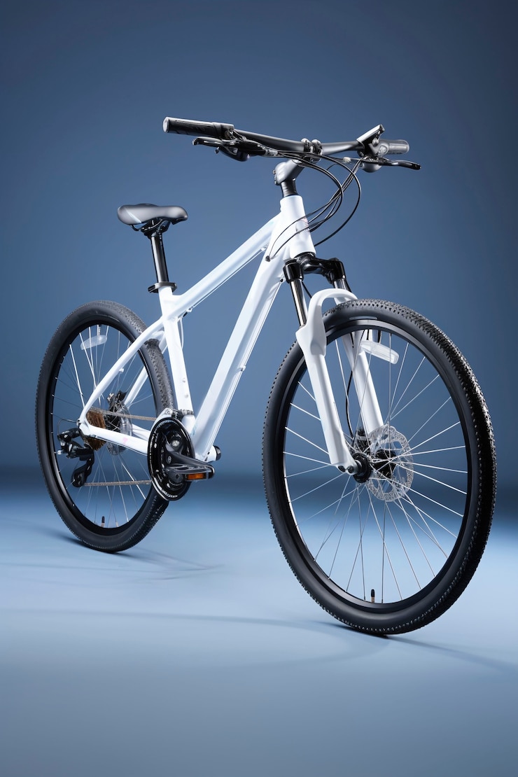 Foto grátis bicicleta legal em estúdio
