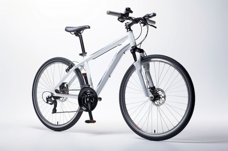 Foto grátis bicicleta legal em estúdio