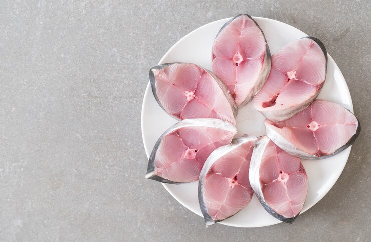 Foto grátis bife de cavalas frescas