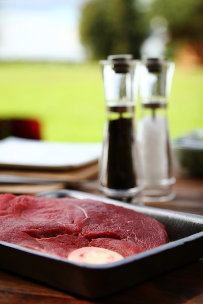 Foto grátis bife fresco e muito saboroso