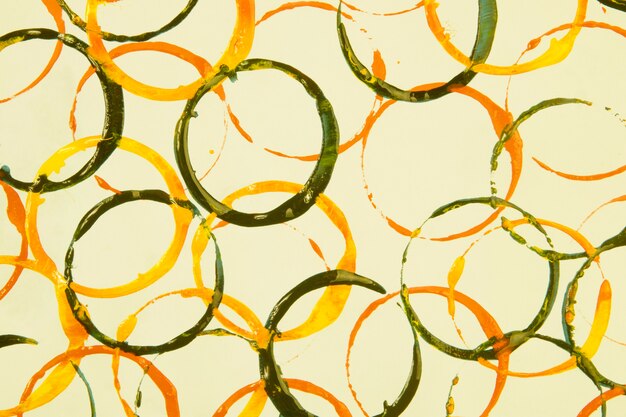 Blots brilhantes em amarelo