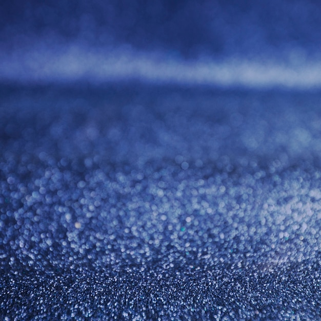 Blue glitter bokeh luzes de fundo