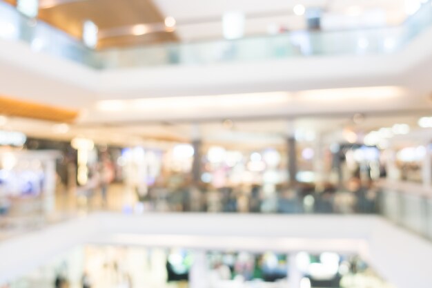 Blur shopping center