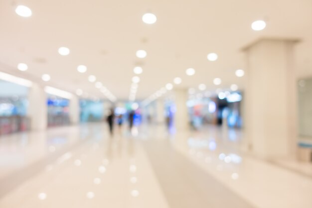 Blur shopping center