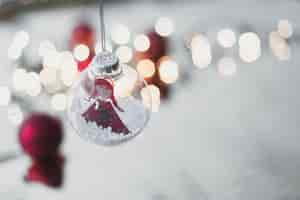 Foto grátis bokeh christmas background