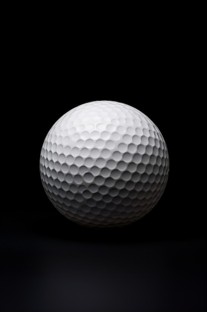 Bola de golfe em estúdio