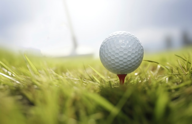 Foto grátis bola de golfe na natureza