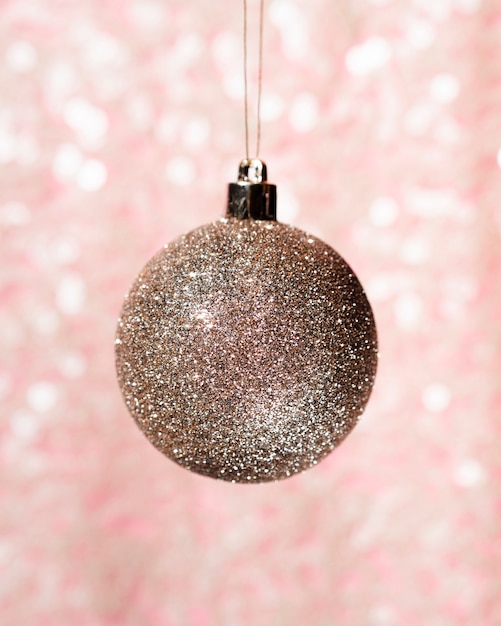 Bola de Natal decorativa de close-up