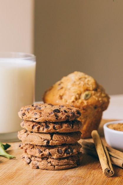 Foto grátis bolinho de café da manhã