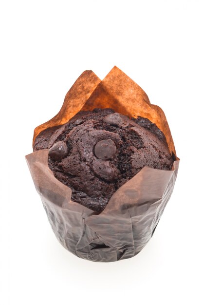 Bolo de muffin de chocolate