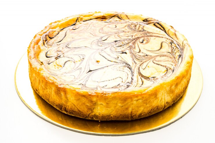 Foto grátis bolo de queijo isolado
