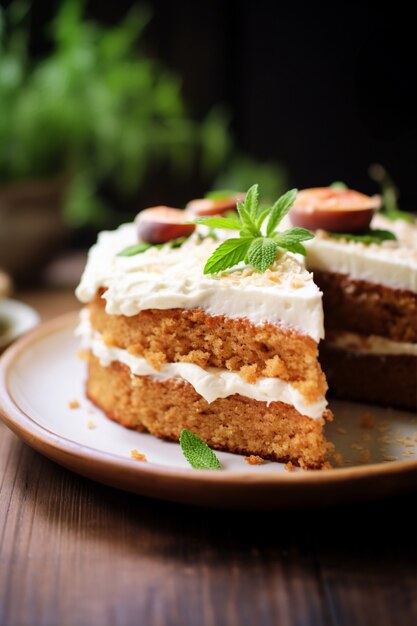 Foto grátis bolo delicioso com figos