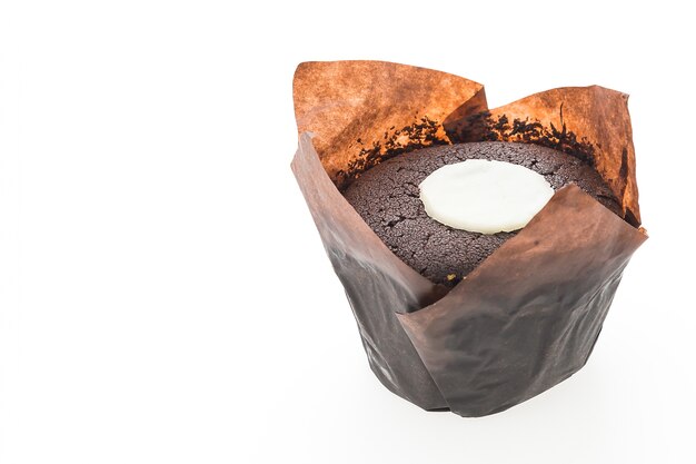 Bolos de muffin de chocolate