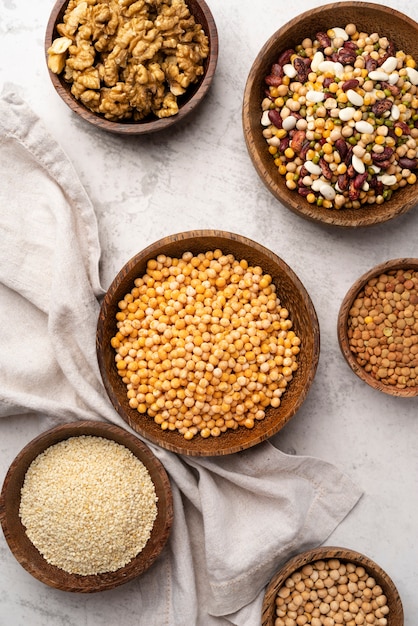 Foto grátis bom alimento para defesas contra doenças