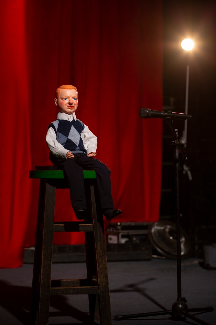 Foto grátis bonito show de fantoche ventriloquismo
