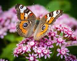 Foto grátis borboleta em flor