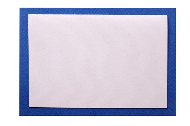 Borda azul de cartão de convite de Natal isolada
