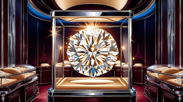 Foto grátis brilho de luxo diamantes arte digital
