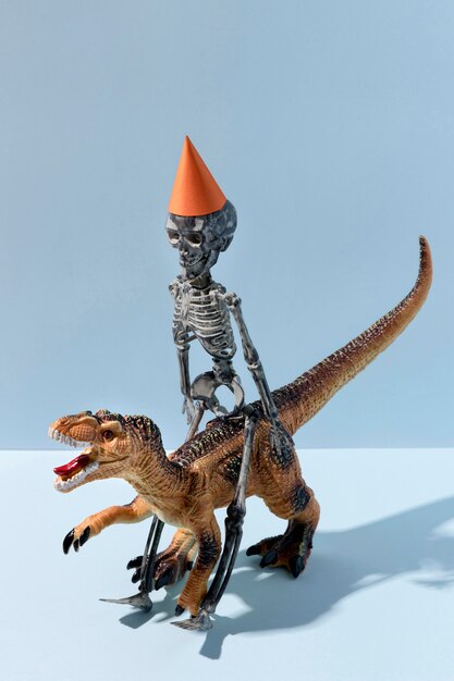 Maquetum dinossauro t rex esqueleto metalearth