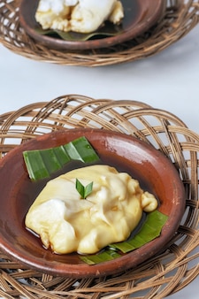Bubur sumsum sobremesa tradicional da indonésia