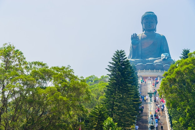 Buda gigante em hong kong