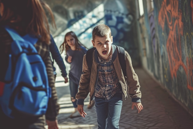 Foto grátis bullying na escola para crianças