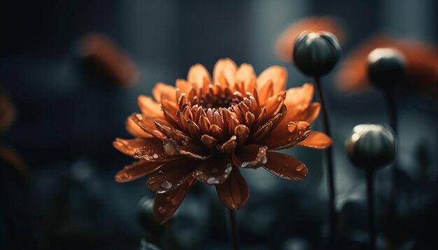 Buquê de flores silvestres traz frescor primaveril para dentro de casa gerado por IA