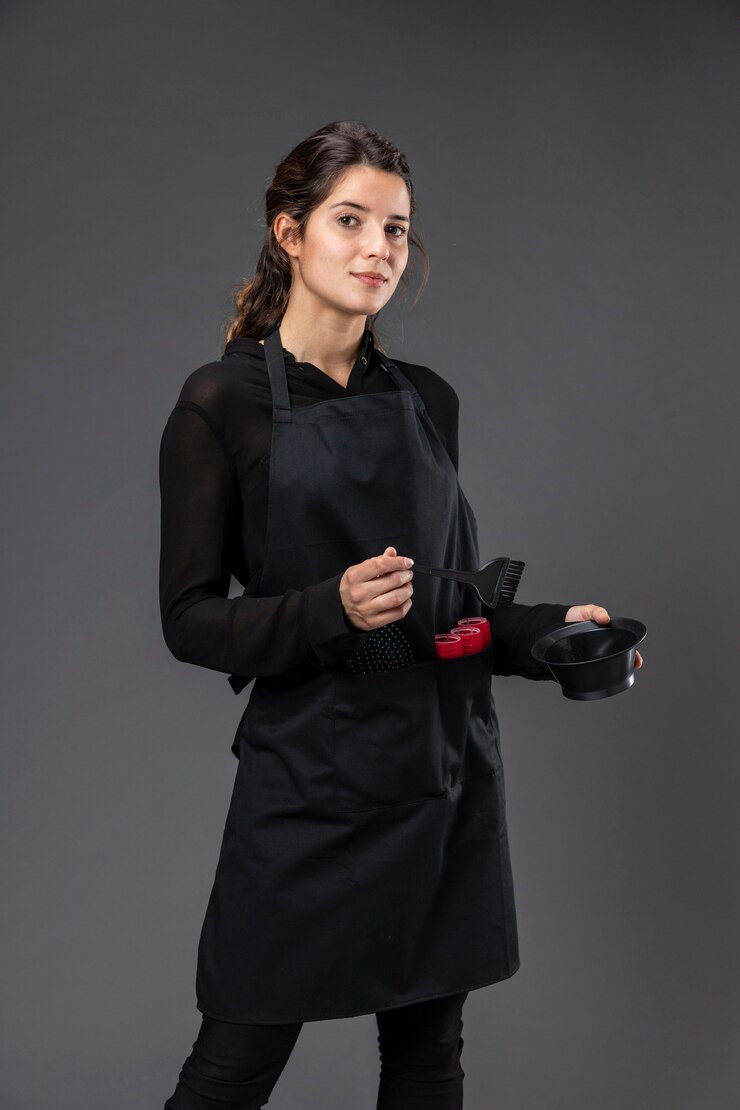 Foto grátis cabeleireiro feminino em retratos