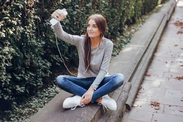 cabelo dispositivo fundo mulher juventude