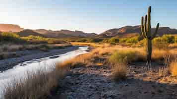 Foto grátis cactos do deserto na natureza