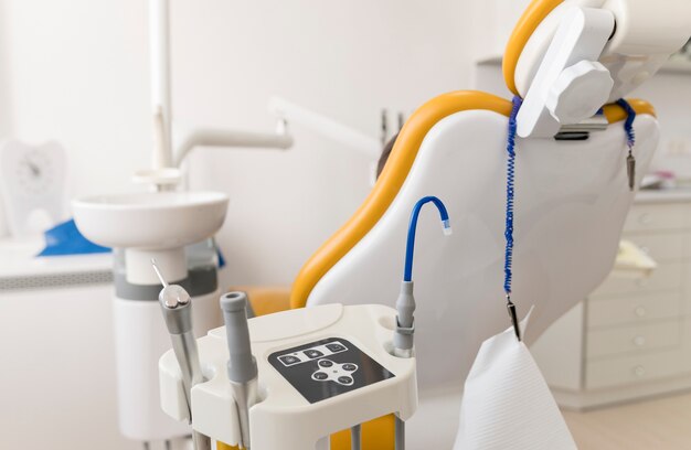 Cadeira de dentista pronta para ser usada