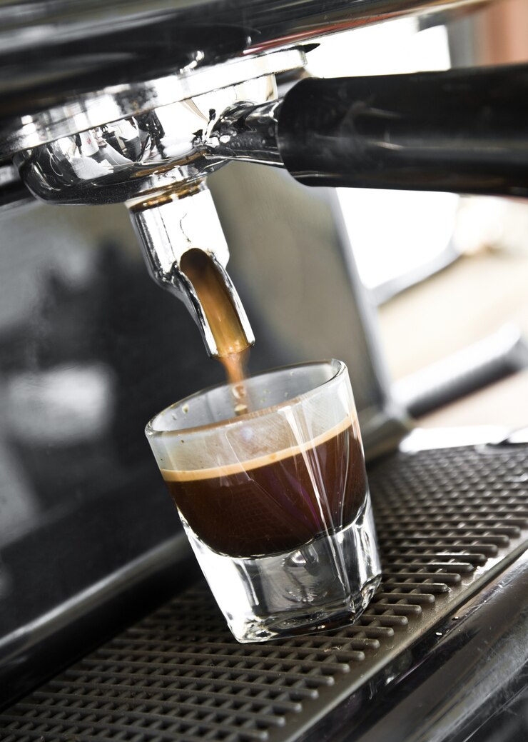 Foto grátis cafe calor fabricante de copo preto