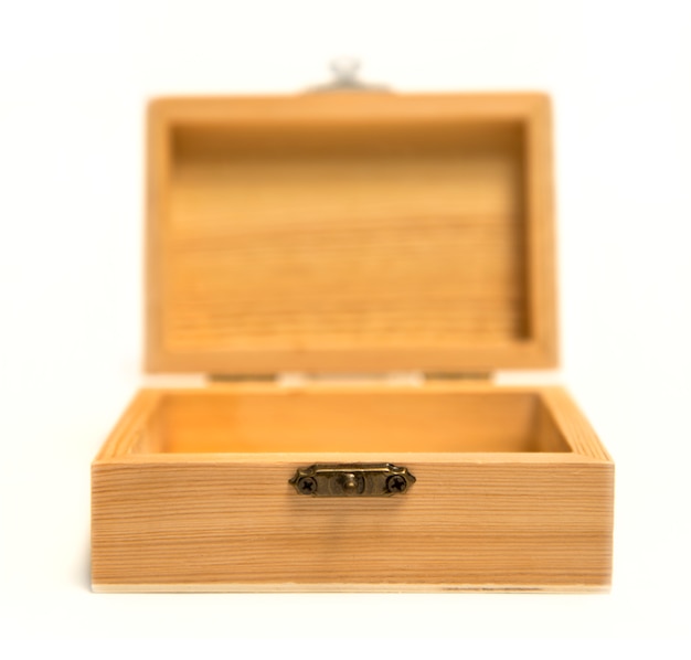Foto grátis caixa de madeira fechada