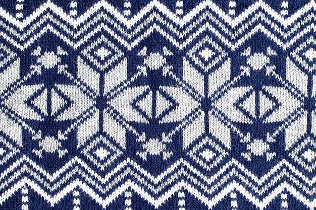 camisola de natal com detalhes em azul