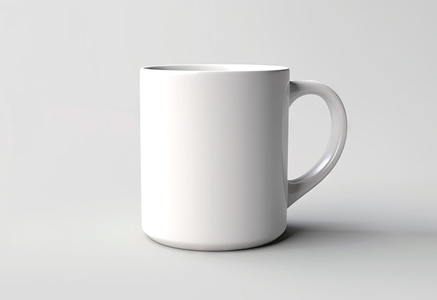 Foto grátis caneca de café branca limpa no fundo branco