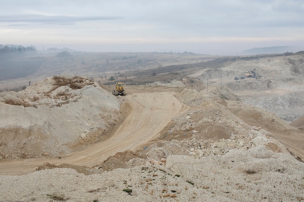 Canteiro de obras e construção