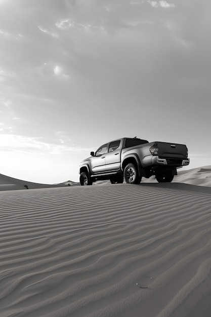 Carro off-road no deserto