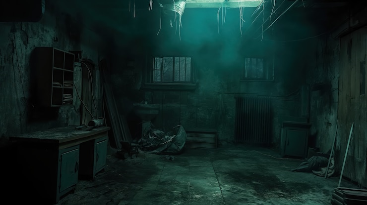 Foto grátis casa assombrada em estilo gótico
