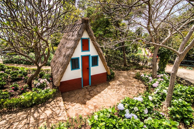 Foto grátis casa tradicional na madeira, portugal