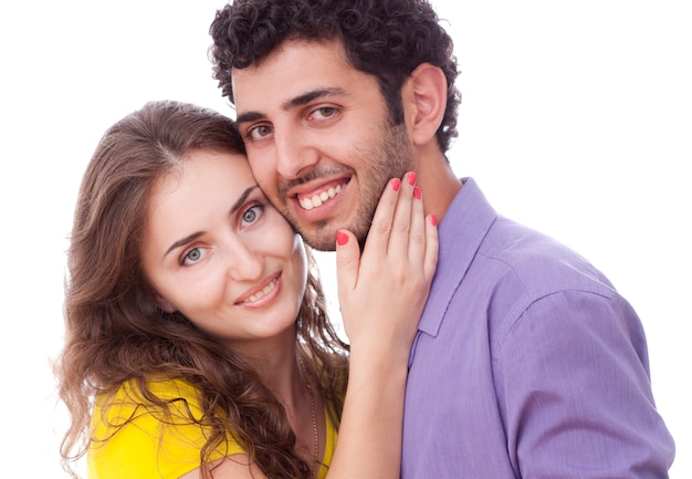 Foto grátis casal jovem e feliz