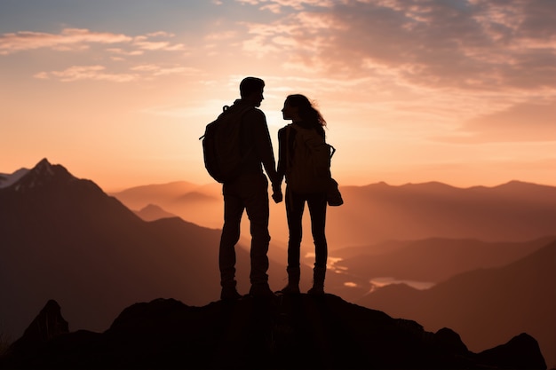 Foto grátis casal romântico de foto completa caminhando juntos