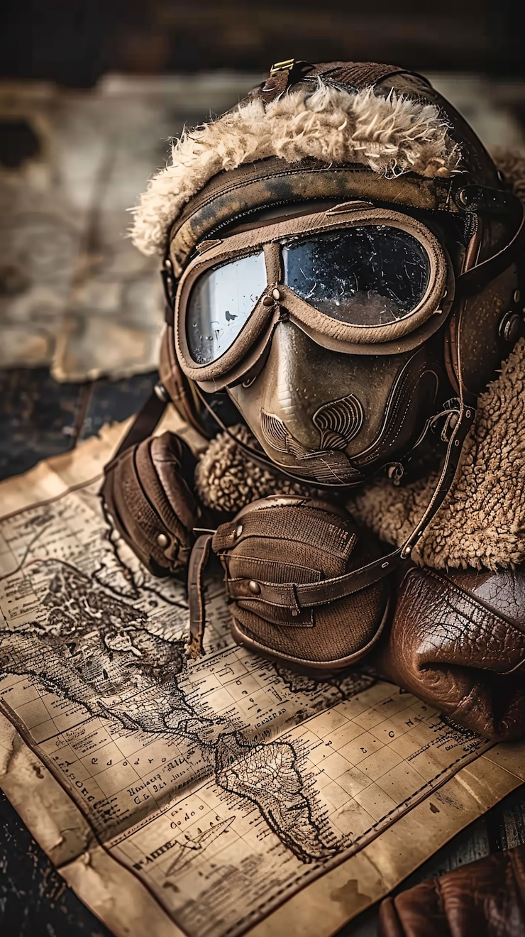 Foto grátis casco de soldado de estilo vintage, natureza morta.