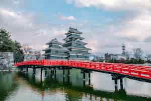 Foto grátis castelo de matsumoto em osaka, japão