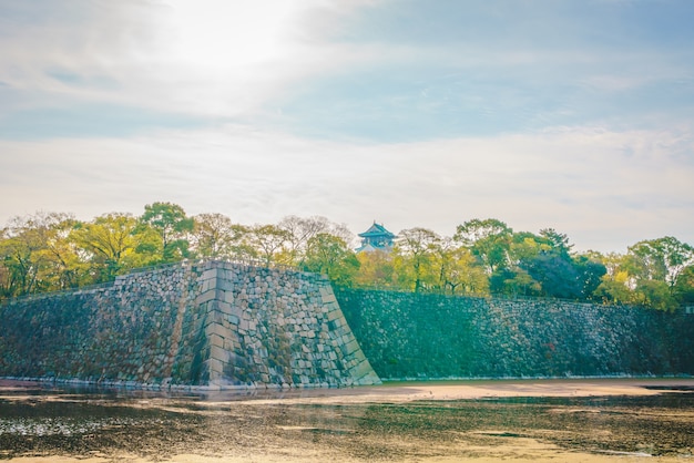 Castelo de osaka em osaka japão