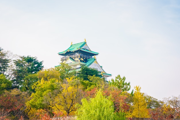 Castelo de osaka em osaka japão