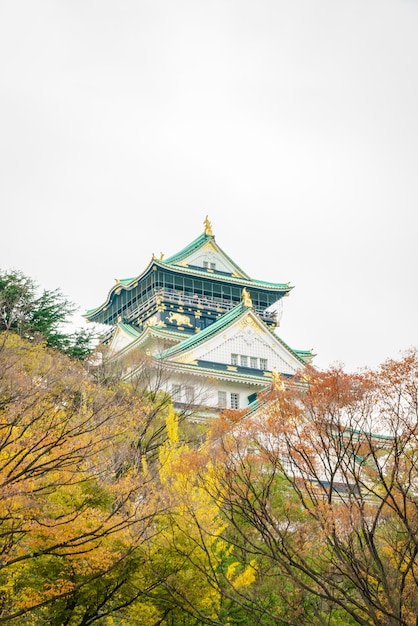 Castelo de Osaka em Osaka Japão